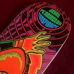 2003 Conspiracy Skateboards Bryan Pennington Astro Man Lindsey Kuhn Art