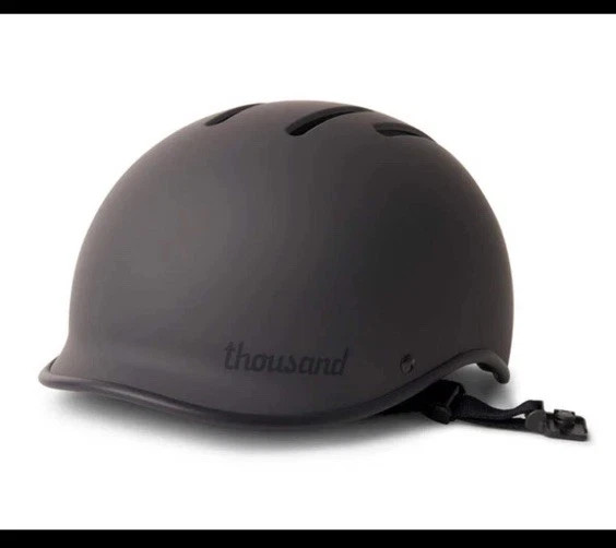 Thousand 1.0 Heritage Bike & Skate Helmet Black Grey Sz Large