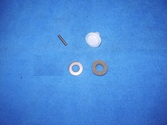DAISY MODEL 499B PISTON, REINFORCEMENT WASHER, RETAINER PIN & OIL WIPER