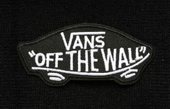 VANS «OFF THE WALL» NEW EMBROIDERED IRON ON PATCH SKATEBOARD