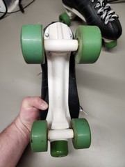 Roller Derby Cobra Skates Size 10 (US) Black/Teal Vintage 340 Skates
