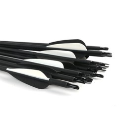 12pcs Archery 30″ inch Carbon Arrows SP500 Outdoor Bow Hunting Practice Target