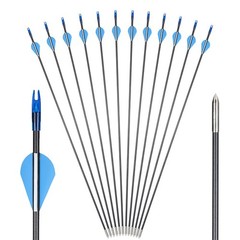 54» Takedown Recurve Bow RH & Fiberglass Arrows Archery Kit for Hunting Target