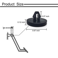 4 PCS Brake Pedal Pad and Light Switch Stopper Black