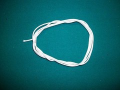 10′ BCY White D Loop Material Archery Bowstring Rope Drop Away Cord