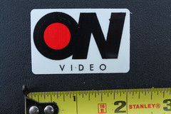 ON Video Magazine 411 Studios Clear Original BP3 Vintage Skateboarding STICKER