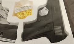 Air Soft Gun P328 1+1 NEW / UNOPENED with 4 Bags Of Ammo