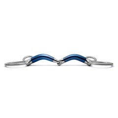 Cavalon Baucher Locking Single Joint Sweet Iron Snaffle Bit