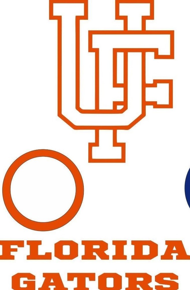 UF Florida Gators Cornhole Set of 6 Vinyl Decals