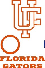 UF Florida Gators Cornhole Set of 6 Vinyl Decals