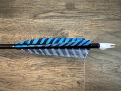 (12) Rose City PO Cedar NIGHTFALL 5S 11/32″ PAINTED & MATCHED 40-45# Arrows [v3]
