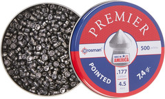 7-P577 Pointed .177-Caliber Pellets, Lead(500-Count)