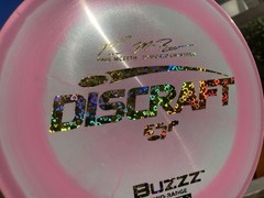 5X McBeth (OOP) ESP Buzzz-Swirly Purple & Green w Gold Holographic Hearts Foil
