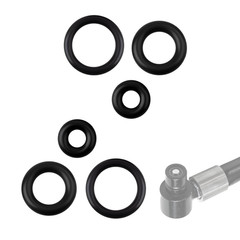O-Ring Kit Compatible with Harley-Davidson Fuel Line Quick Disconnect Used on Ma
