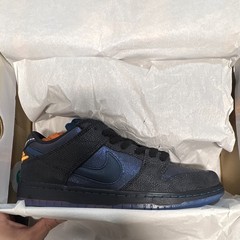 Nike SB Dunk Low Pro QS «Blue the Great» Skate Shoes Black US 8.5 D
