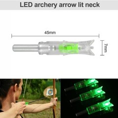 6PCS LED Lighted Nocks for Crossbow With .300/7.62mm Inside Diameter Nocks Arrow