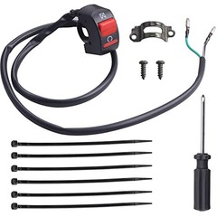 JINGKE 7/8» 22mm Handle Kill On Off Switch for ATV Motorcycle Scooter Go Kart