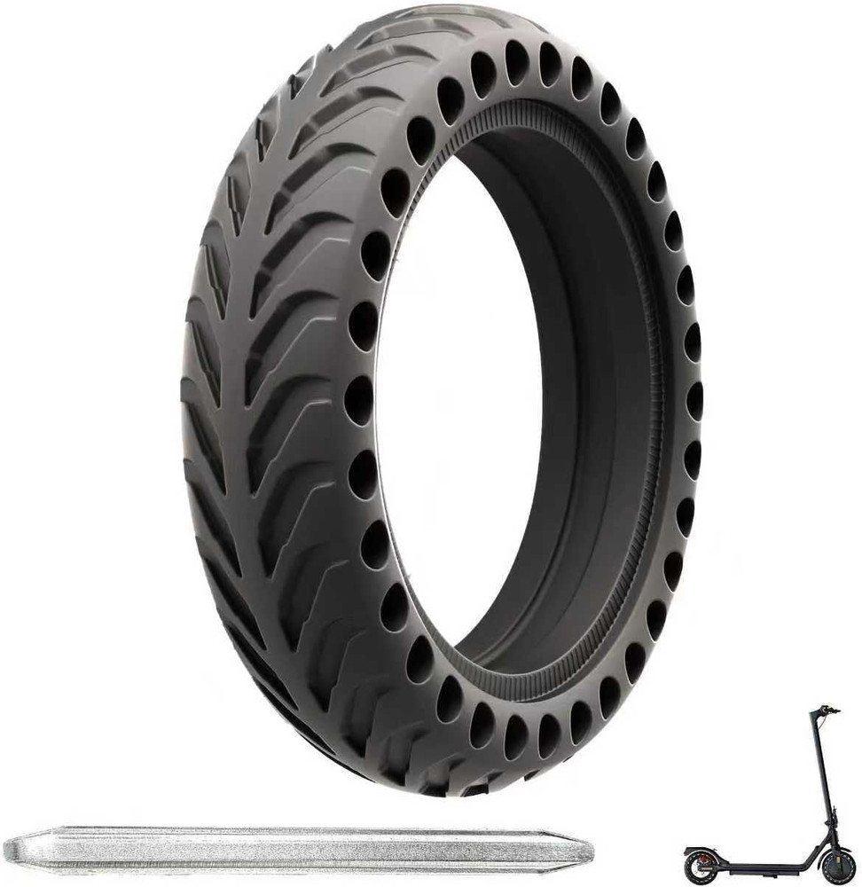 8.5X2 Inch Solid Tires for Electric Scooters 50/75-6.1 Scooter Tire Compatible w
