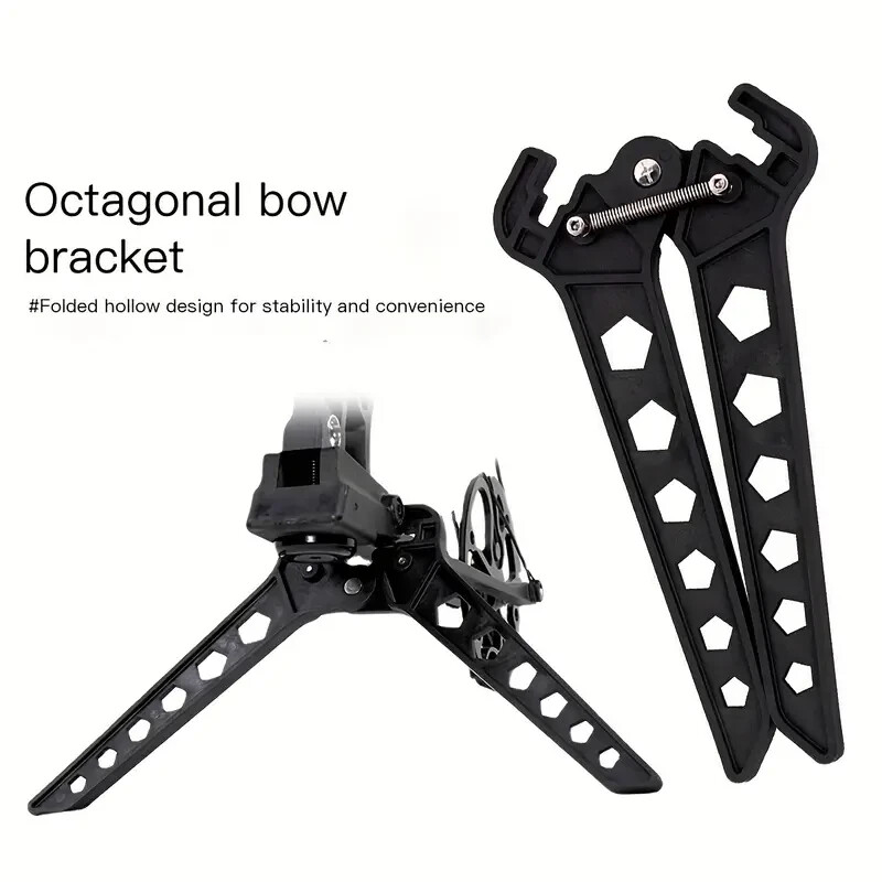 Archery Bow Stand Folding Compound Bow Kick Stand Target GH38122T + Combine Ship