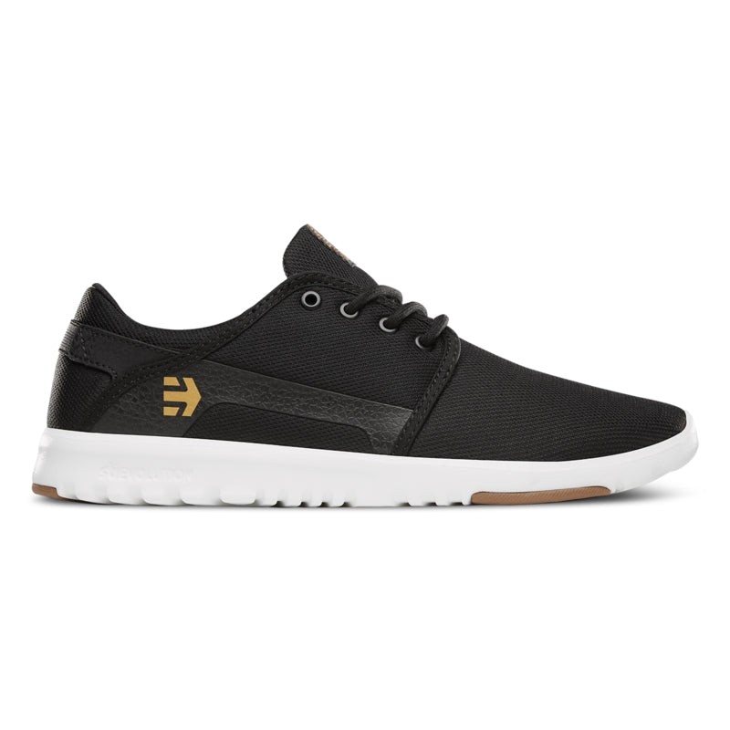 Etnies Scout Trainers Skate Shoes Men’s Black/White/Gum 8.5 -Open Box