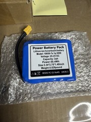 Lithium-ion Replacement For Hover Board Battery Model: 18650-7s 1p 2000