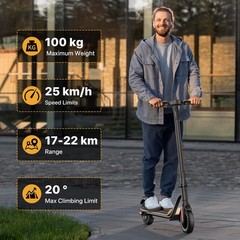 600W Adult Electric Scooter Long Range Folding E-Scooter CityCommuter 10″ Tires
