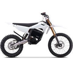 MotoTec Electric Dirt Bike Pro 72V 8000W 19/16 White MotoTec Bike