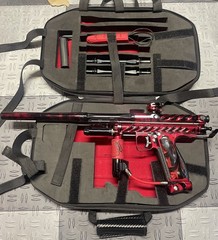 Inception Designs Ripper Autococker Red / Black Complete Paintball Marker