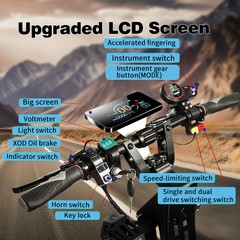 Foldable Dual Motor 14″ 10000W 50A Strong Power Electric Scooter Fast Speed Necg