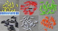 EASTON G-NOCKS LARGE GROOVE 2-DZ MIX COLORS