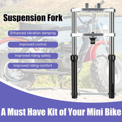 Mini Bike Front Forks Suspension Kit Replacement for Coleman Minibike CT200U CT2