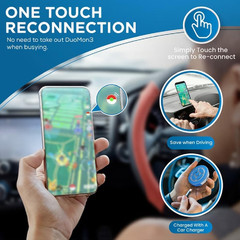 Megacom Duomon3 1P/2P Auto Catcher, Rechargeable Pocket Auto Collecting Device w