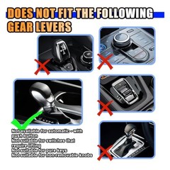 KITUREK 5″ Gear Shifter Knob, Universal Aluminum Alloy Car Weighted Gear Silver