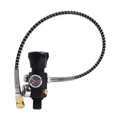 TUXING 4500PSI HPA Regulator Paintball Filling Station Charging Valve Dual Gauge