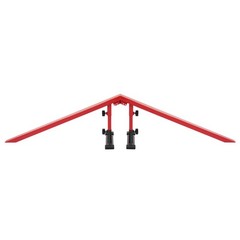 Ultimate Skateboard Rail Grindrail Ramp Kit Adjustable Rainbow Flat Incline Rail
