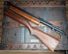 1978 Sheridan Blue Streak 5mm C Series Air Rifle Racine WI TESTED HOLDS AIR