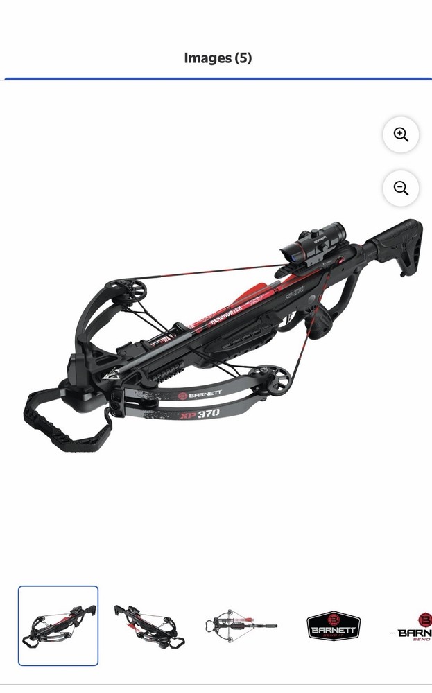 Barnett & Bear XP 370 Radiant Vast Compound Bows Right Hand 40-70lbs Black Camo