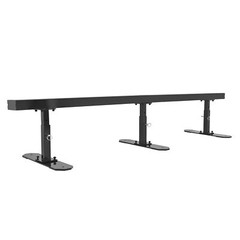 6ft Flat Bar Skate Rail Adjustable Skateboard Ramp Grind Rail For BMX & Scooters