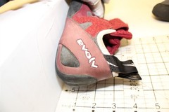 Evolv Elektra Womens Size 38 7.5 Merlot Grey Climbing Approach Bouldering Shoes
