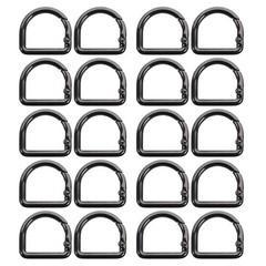 20 Pcs Metal D Spring Snap Clip Zinc Alloy Purse Strap Hardware For Bags