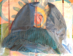 LeMieux Loire Satin Fly Veil Hood Lycra Bonnet Peacock XL