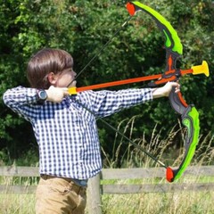 Bow and Arrow for Kids with LED – Archery Bow with 6 Suction Cups Arrows, Target