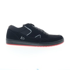 ES Sophisto 5101000211547 Mens Black Nubuck Skate Inspired Sneakers Shoes