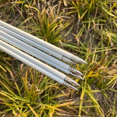6pcs 32″ Archery Pure Carbon Arrows 5″ Turkey Feather SP500 Shooting Target .003