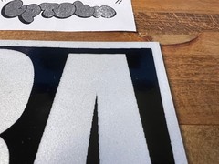 Geser 3A Reflective Sticker Crew Tag Slap Graffiti Freights Throw Up MSK CBS OTR