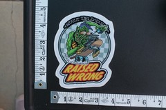 Adult Delinquents Raised Wrong Rat Fink Punk Z14B Vintage Skateboarding STICKER
