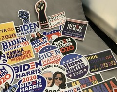 Joe BIDEN Kamala HARRIS Stickers USA Decal Popular Funny Political 50 Piece