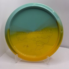 Doomsday Discs Retina Chemtrail Disc Golf Driver New 175g Teal Yellow