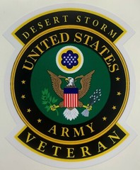 US Army Desert Storm Veteran Sticker Waterproof New D129