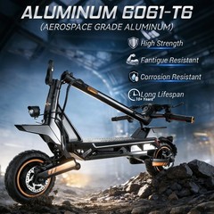10″ 1000W*2 Off-road E-Scooter for Adults 60V15.6Ah 31MPH Electric Scooter N12T3